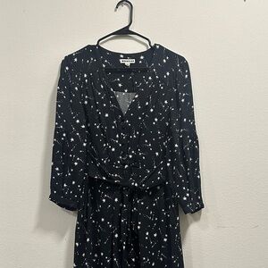 Whistles Black Stars Jumpsuit